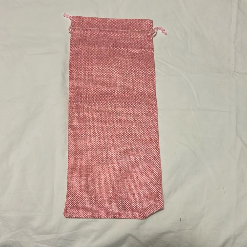 8 burlap bottle bags